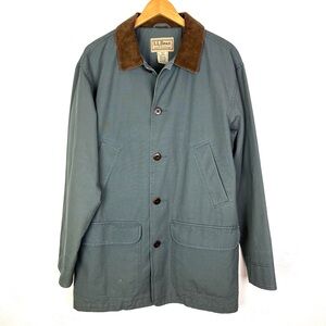 VTG L.L. Bean Original Field Coat 0 WY16 Lined Barn Chore Jacket Gray medium